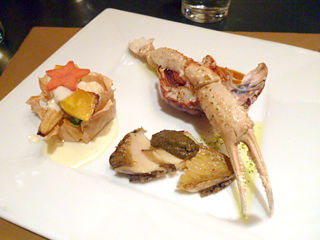 「西洋懐石 アンシャンテ」メイン魚介
