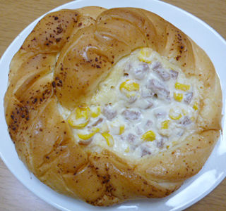 もっちもっちハムコーンマヨ