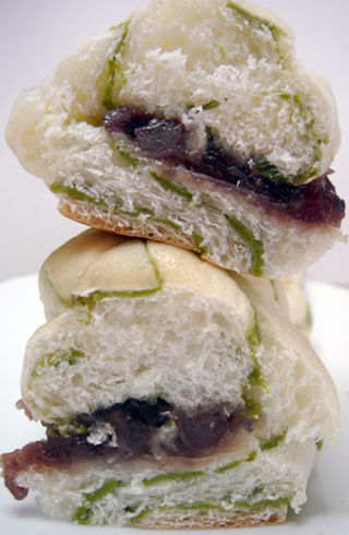 ふんわりスティック<つぶあん&お茶クリーム>
