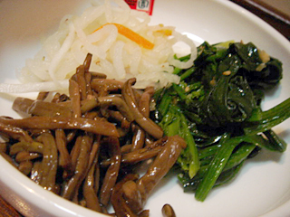 「李朝園」サムゲタンナムル