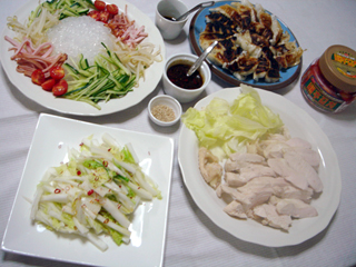 美味点心<野菜餃子> メニュー