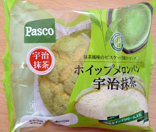 ホイップメロンパン<宇治抹茶>