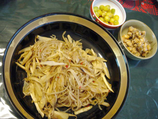 穴子の天ぷらメニュー