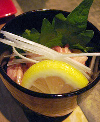 「和焼肉 BAMBINO」塩ユッケ