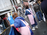 「居酒屋とよ」テント