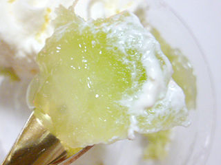 メロンのショートケーキ
