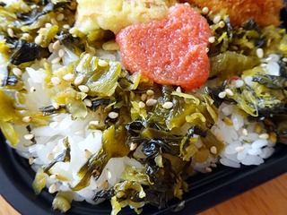 小さなお弁当(高菜明太)