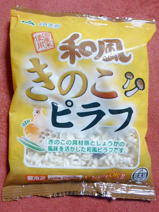 和風きのこピラフ