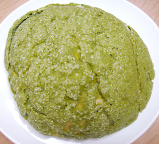 抹茶とあずきのメロンパン