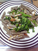 菜の花のパスタ