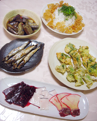 鯨の刺身 メニュー