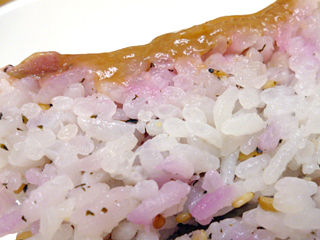 梅れんこんご飯