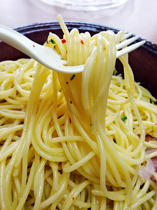 大盛りペペロンチーノ(ベーコン)