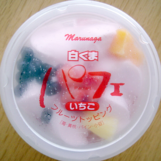 白くまパフェ<いちご>