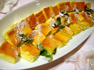 「SAGRA MARBLE TRE」チーズケーキ