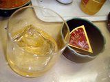 立ち呑み処 たまやん 梅酒とチーズ