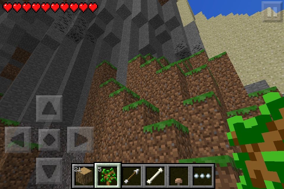 マインクラフトpe 新規ワールド作成しました D マインクラフトpeの遊び方 初心者編 マインクラフトpeな毎日 Pc使わずiphoneで D