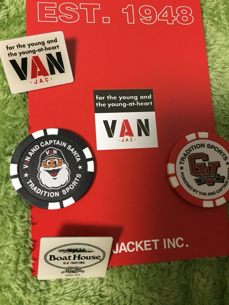 VAN and BOAT HOUSE コラボ ゴルフマーカー&ラペルピン VAN and BOAT HOUSE コラボ ゴルフマーカー&ラペルピン - メルカリ