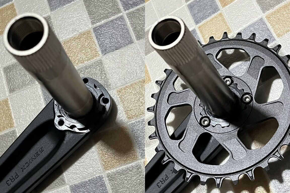SENICX PR3クランク導入 : グラベルロード買ってみた