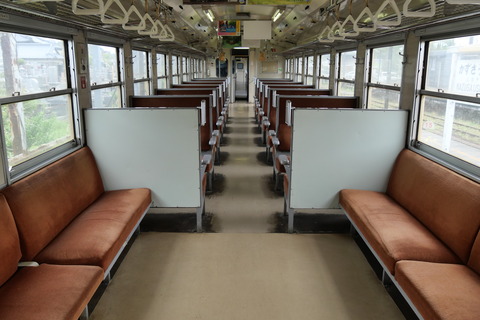 小湊鐡道　キハ40 2の車内