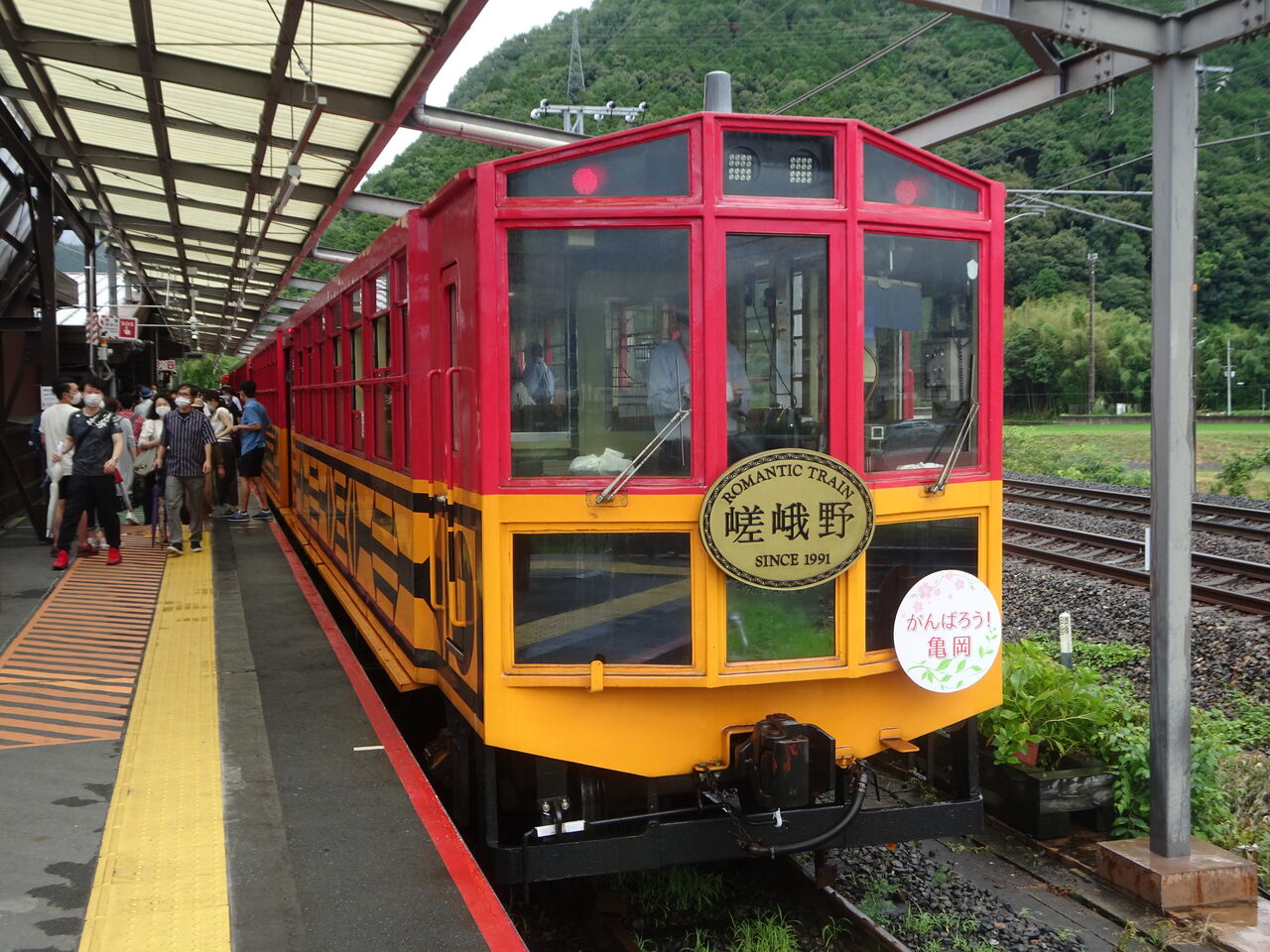 嵯峨野観光鉄道・トロッコ列車乗車記（R2.7.25