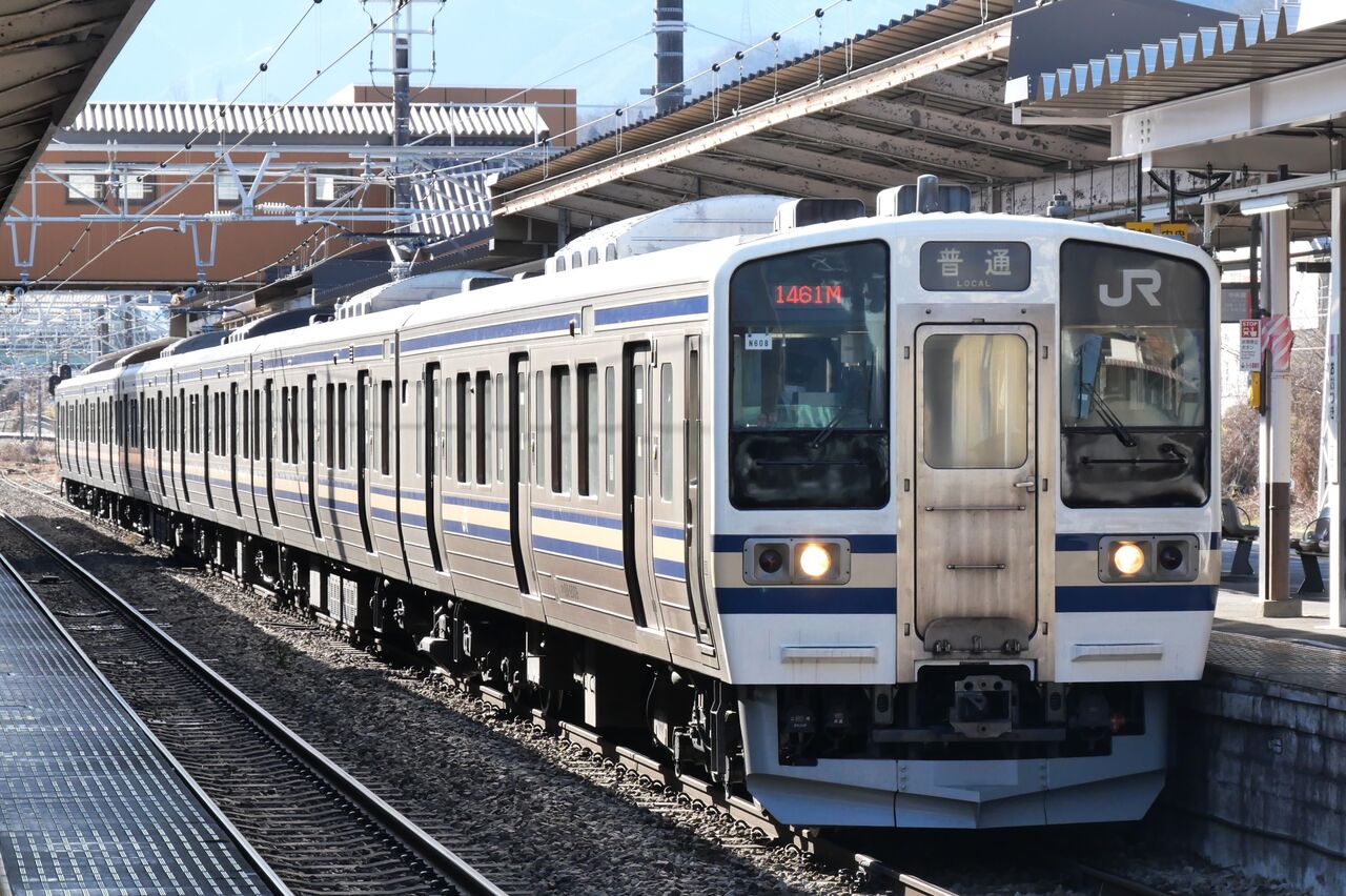 211系［長野車］ 横須賀色編成乗車記（2026.1.31