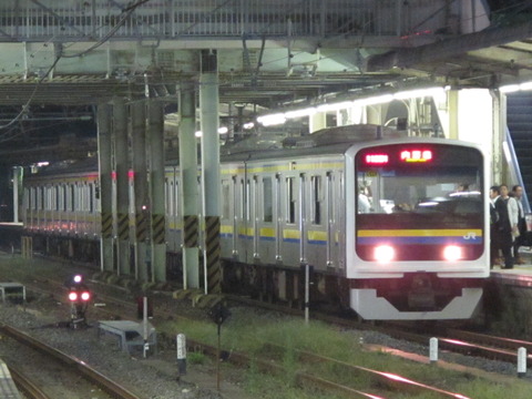 房総地区209系（2000・2100番台車）乗車記（H23.10.24