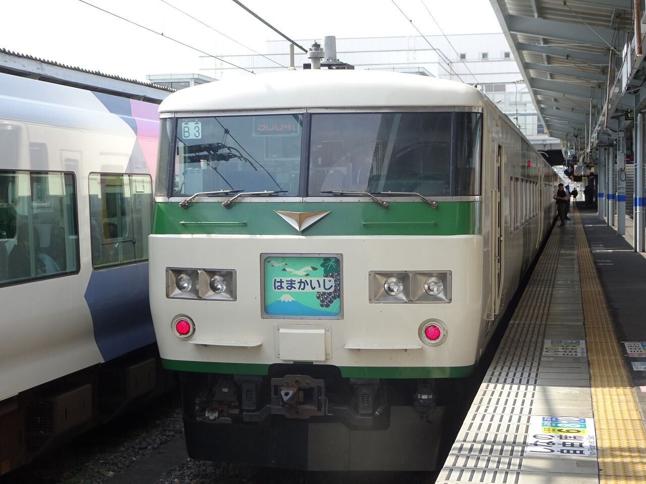 185系特急［はまかいじ］＋189系特急［かいじ180号