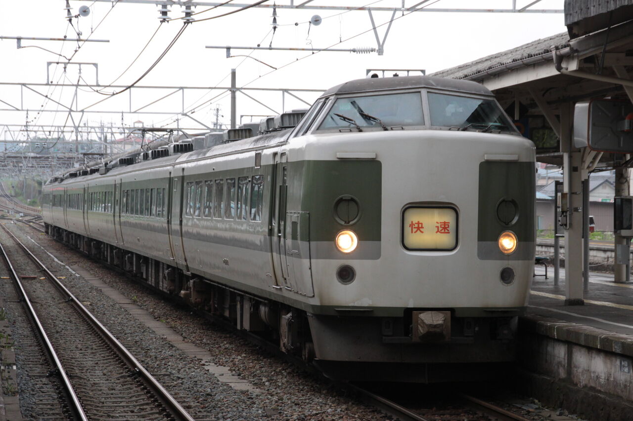 183・9系長野車代走、快速［しなのサンライズ号］乗車記（H23.7.3