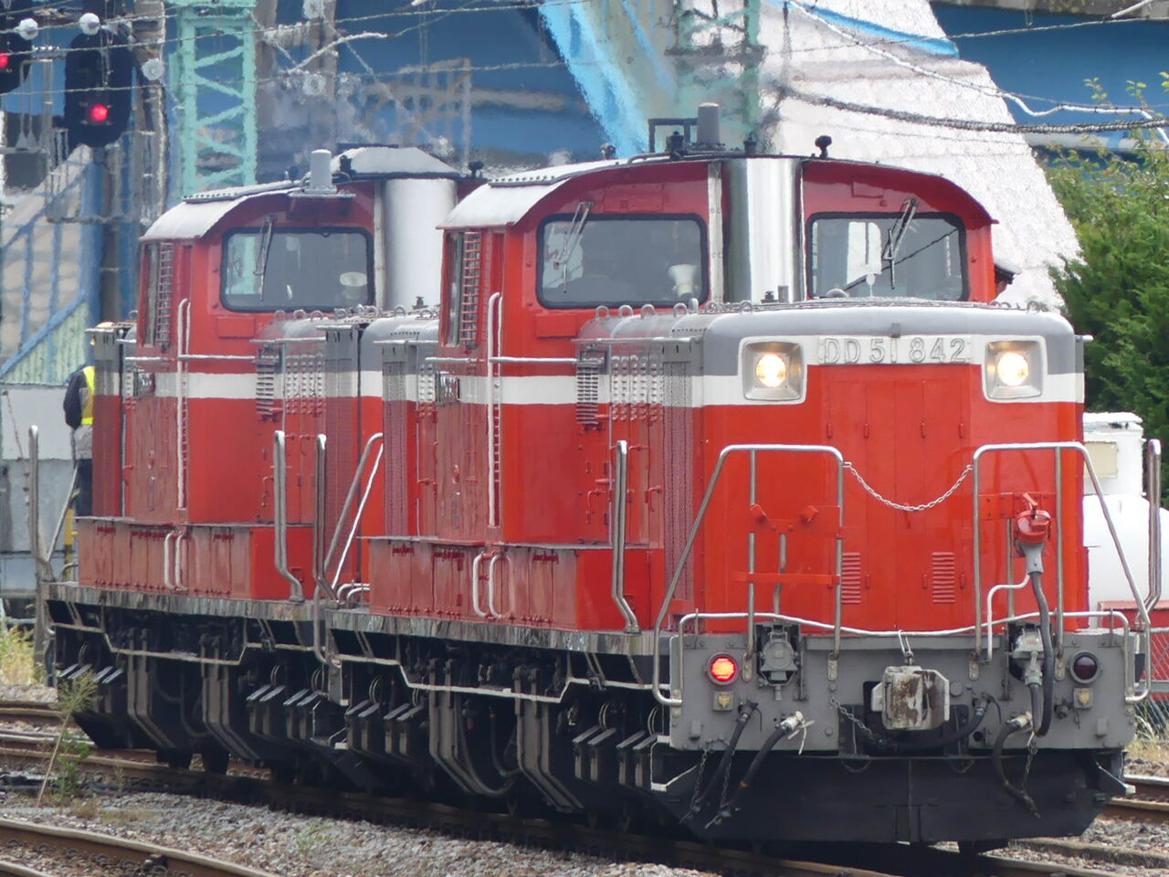 昭和レトロ　タイヤ付き電車　車両 DD51重連・快速［DLレトロみなかみ］【復路編】乗車記（H29