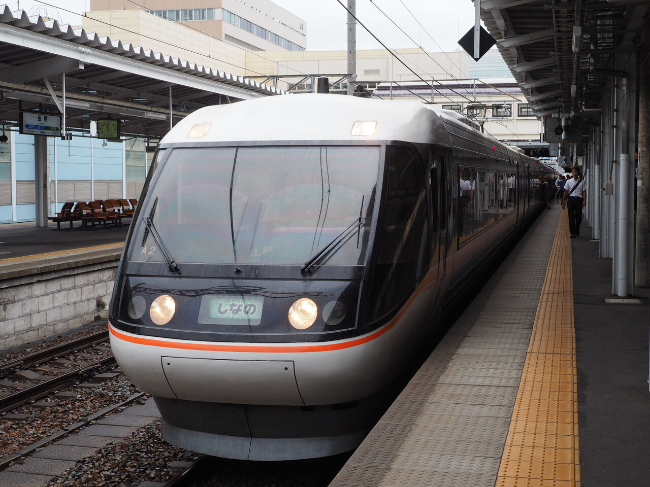 《189系 183系 あずさ号 7号車 指定席 乗車位置案内板 実使用品 松本駅 189系・特急［あずさ71号］乗車記（H28.7.9
