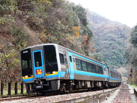 42D　特急［南風１２号］（坪尻駅）