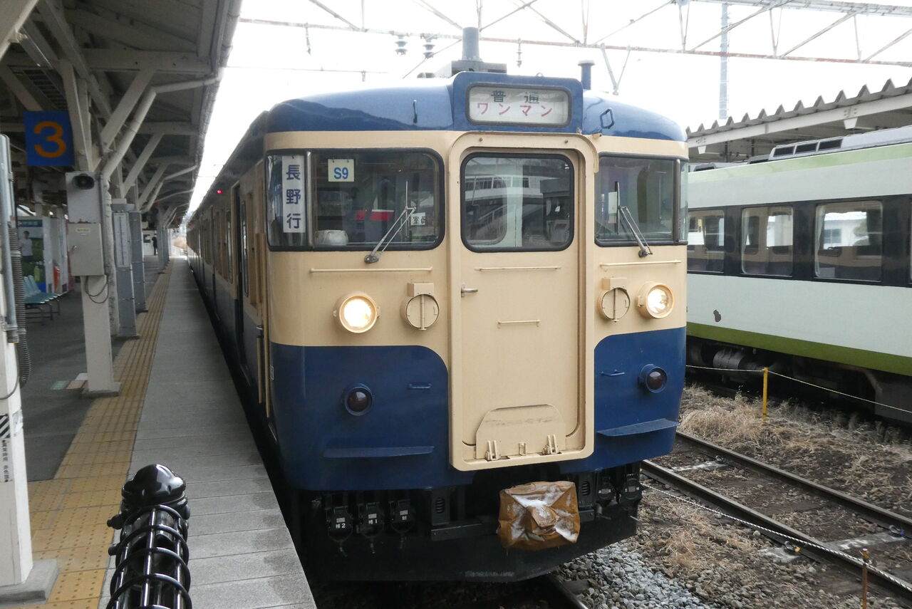 しなの鉄道・115系(横須賀線色)乗車記(2024.12.28 しなの鉄道・115系(横須賀線色)乗車記(2024.12.28