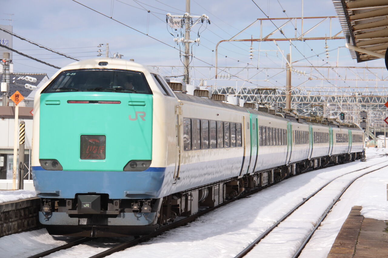 485系・特急［いなほ］［北越］乗車記（H25.1.24