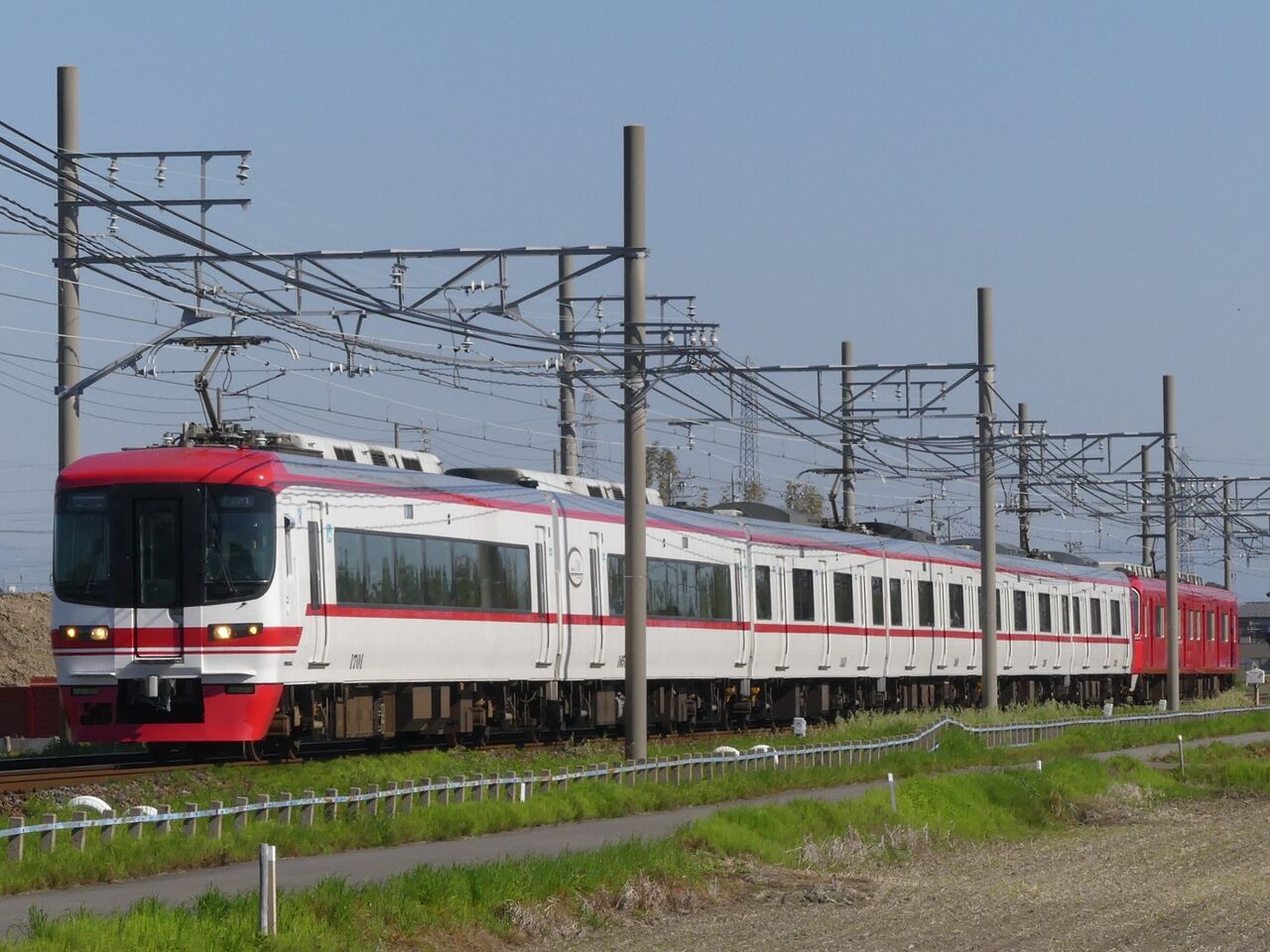 名古屋鉄道 １７００系特急列車乗車記 R2 1 12 エヴァンゲリオン スタンプラリー ｔｏｍｏｄａｃｈｉｙａ鉄道日記