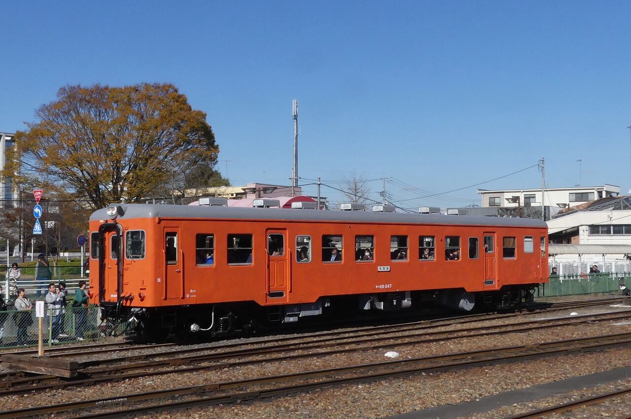 真岡鉄道キハ20系ディーゼルカー乗車記（2024.11.24