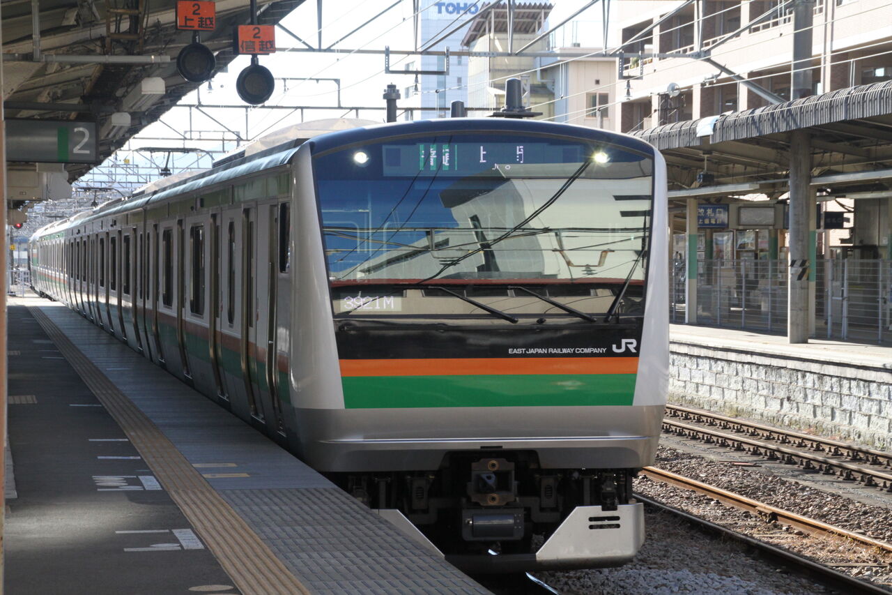 185系波動用編成・臨時特急［水上91号］乗車記（H25.12.29