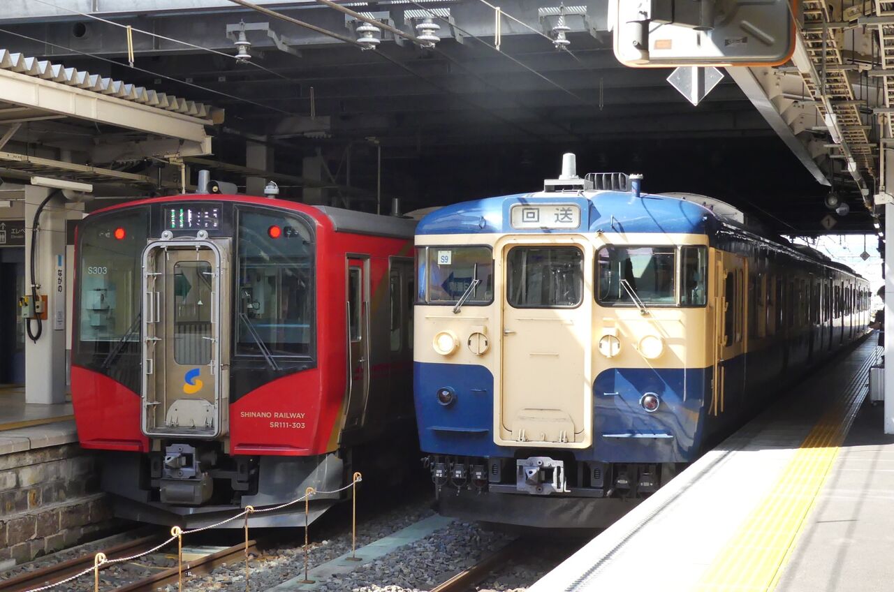 しなの しなの鉄道・北しなの線 115系臨時快速列車乗車記（2025.8.14