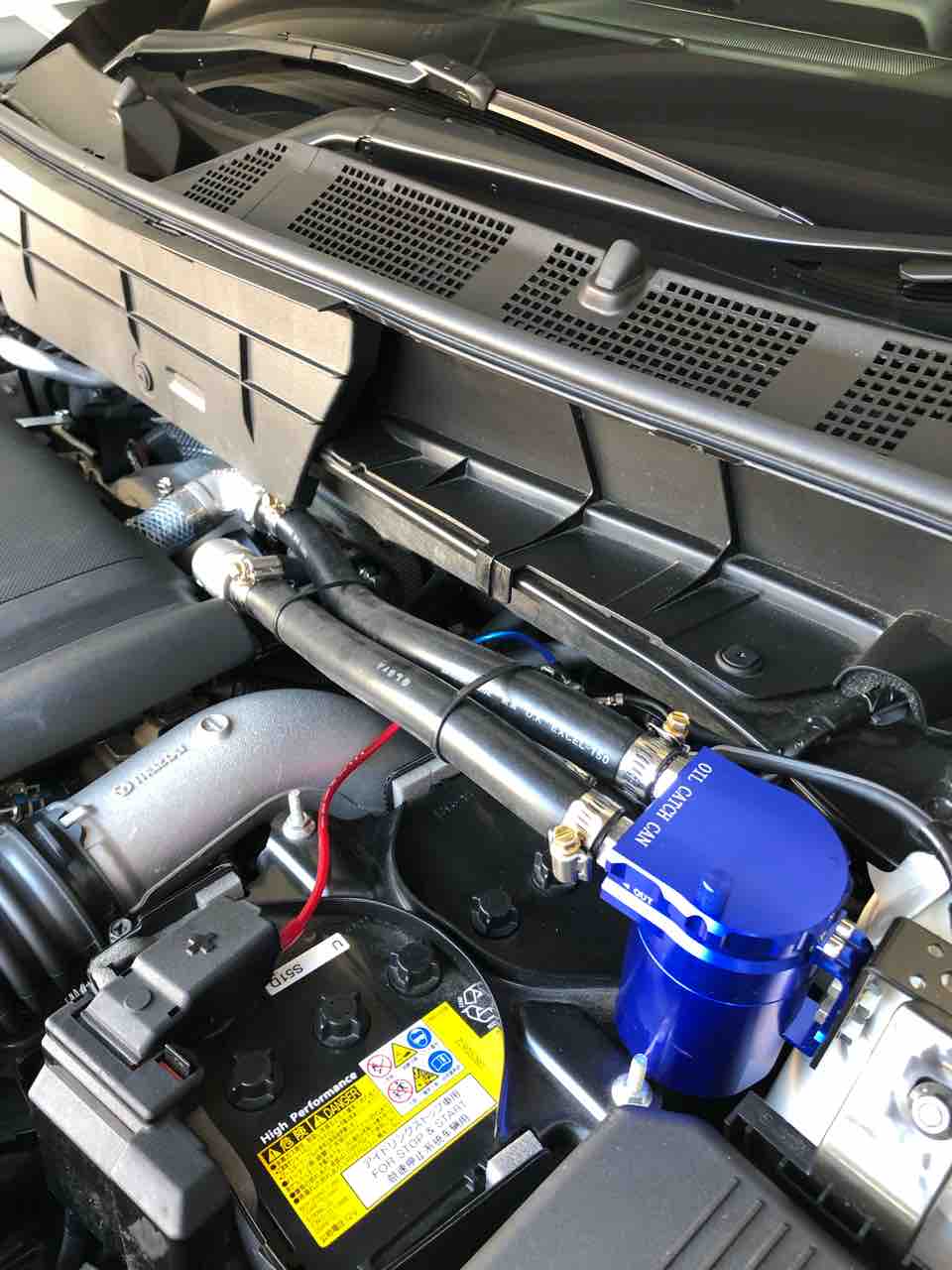 Cx ５にオイルキャッチタンク取付 改良編 子守唄はheavy Metal