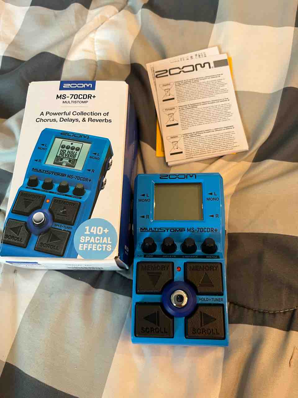 やっと届いた〜ZOOM MS-70CDR＋♬ : 子守唄はHeavy Metal♫ 80年代は