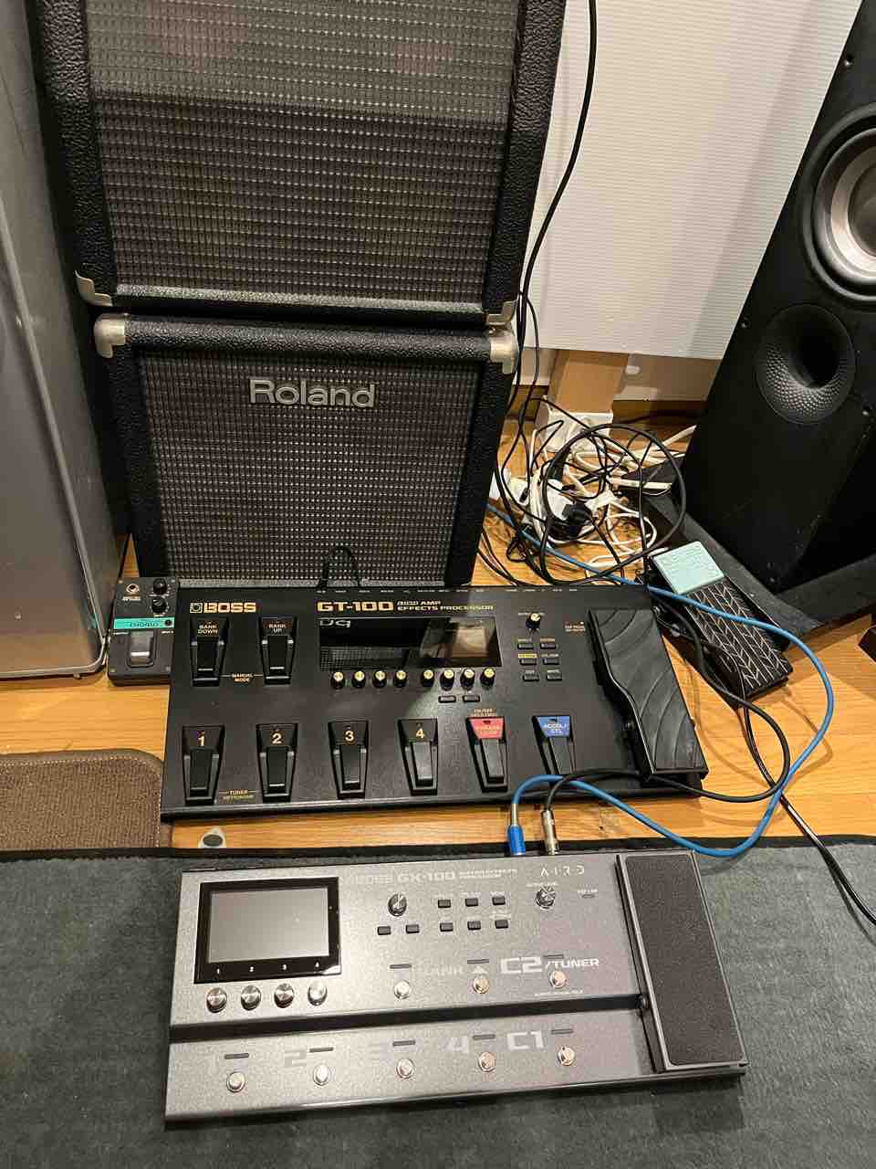 BOSS GT-1マルチエフェクター + FS-6 フットスイッチ セット BOSS / GT-001 Guitar Effects Processor 【FS-6純正オプション