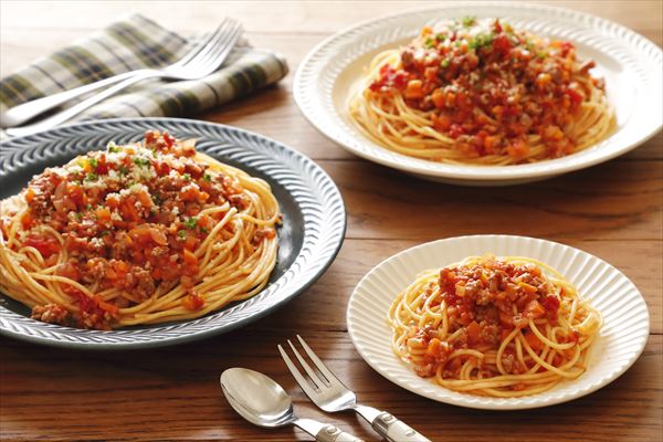 お子さまミートソーススパゲッティ 保育園で働いていた管理栄養士藤原朋未がお届けする ママ楽ごはん お子さまミートソーススパゲッティ 保育園で働いていた管理栄養士藤原朋未がお届けする ママ楽ごはん