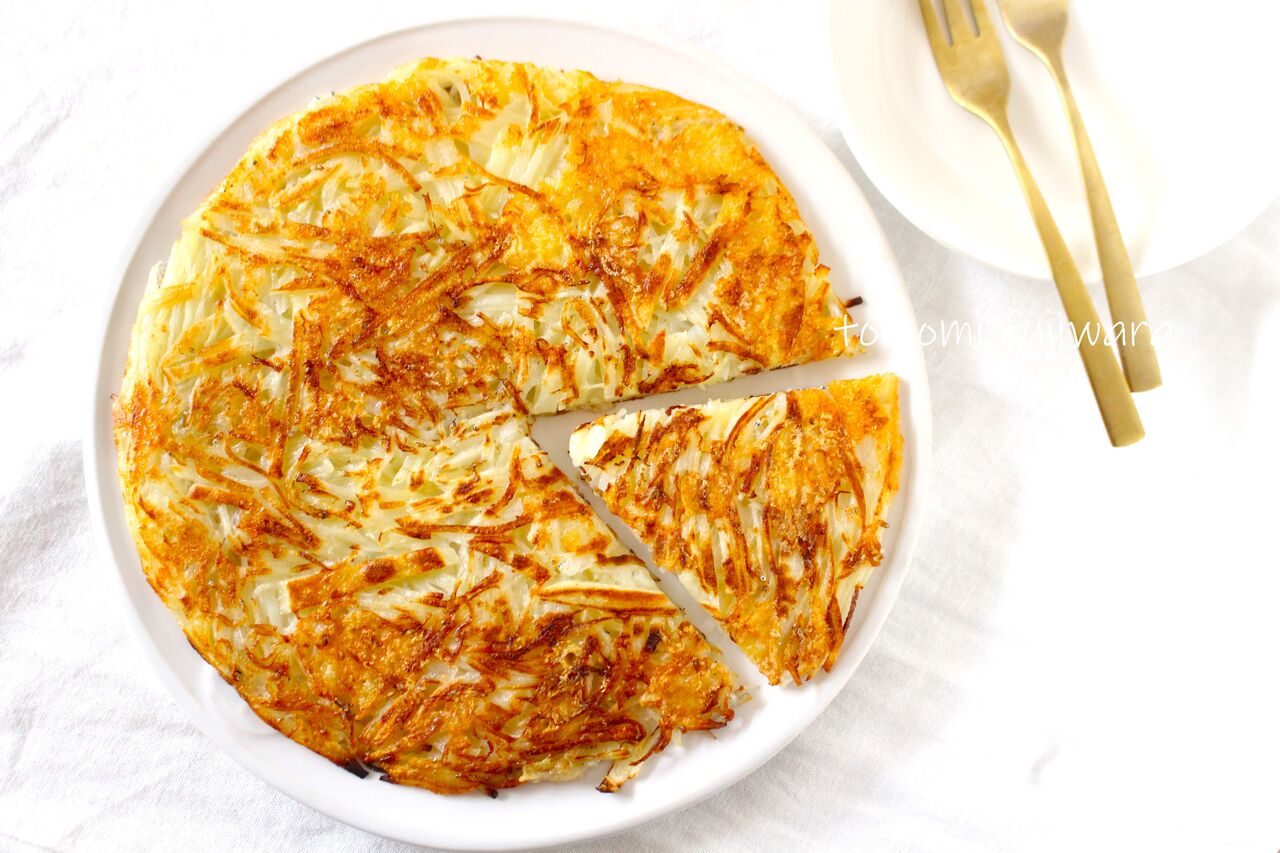 しらすとじゃがいものチーズガレット 保育園で働いていた管理栄養士藤原朋未がお届けする ママ楽ごはん