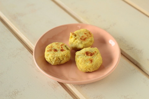 【離乳食】さつまいものミルクお焼き (4)