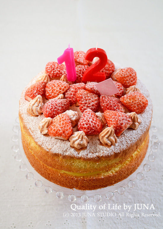 ろうそくふぅ~~するためだけのケーキ(笑)