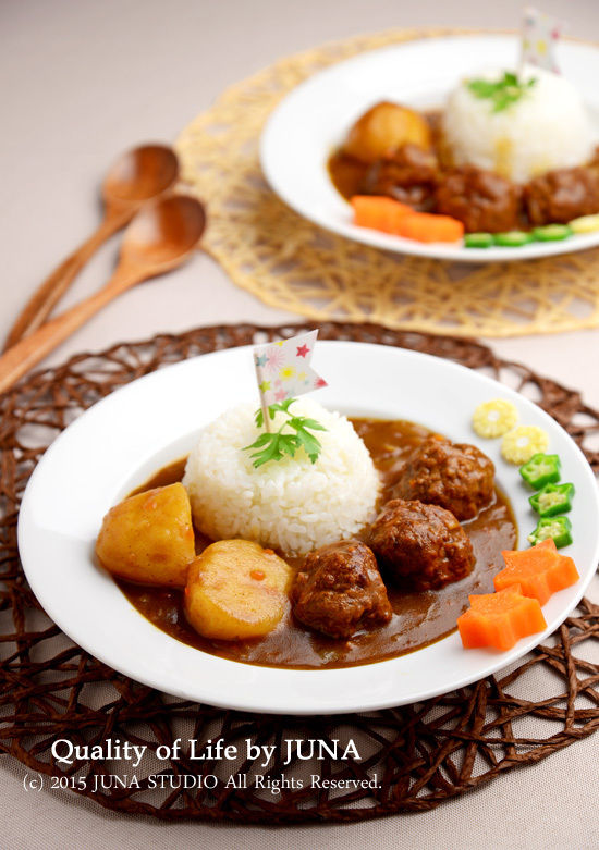 【ヤマサ連載】肉団子とゴロゴロじゃがいもの七夕カレー