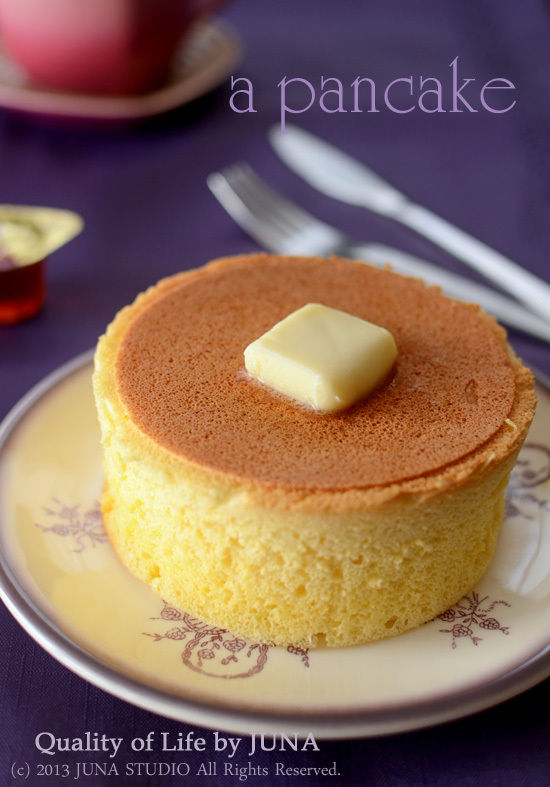 ぶあつ～いパンケーキ♡早速焼いてみました（＾－＾）