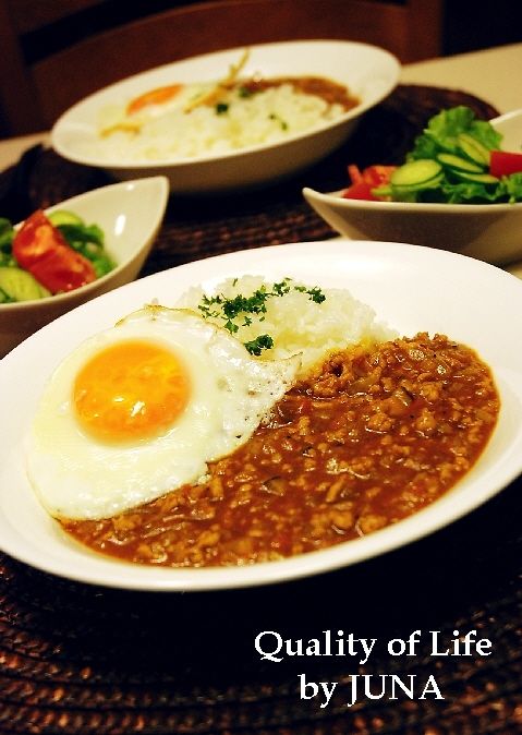 30分で完成☆チーズinキーマカレー♪