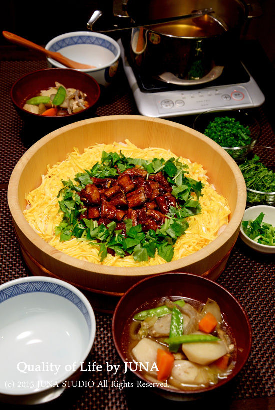 さんまのひつまぶし風ごはんとけんちん汁