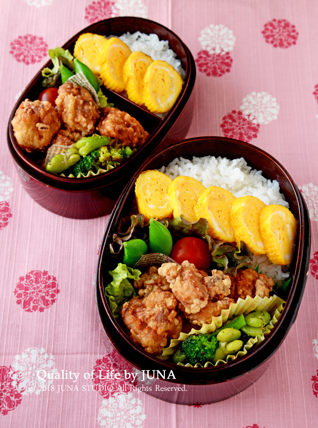 【今日のおべんと】塩から揚げ弁当